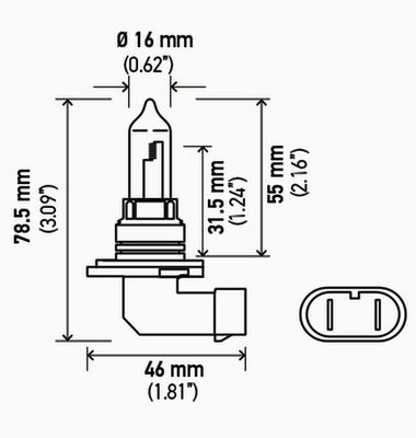 Hella 9005TB view 3