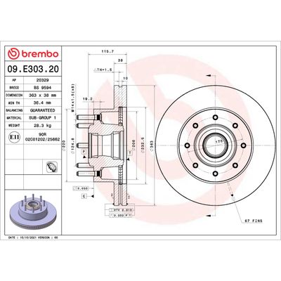 Brembo 09E30320 view 6