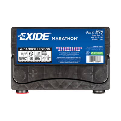 Exide M78 view 2