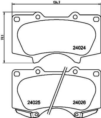 HELLA Brakes 355034151 view 2