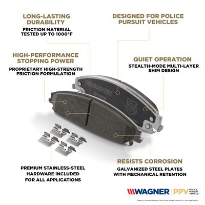 Wagner Brake Police Pursuit Vehicle PPV2087 view 11
