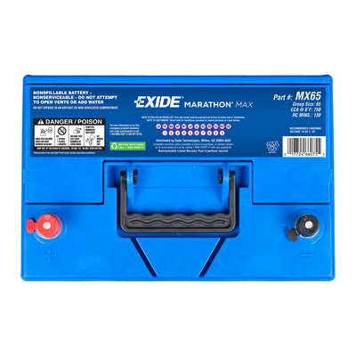 Exide MX65 view 2