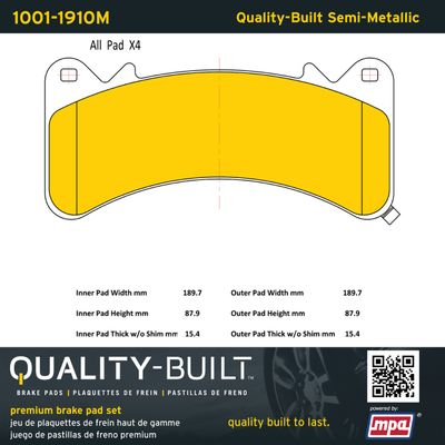 Quality-Built 10011910M view 6
