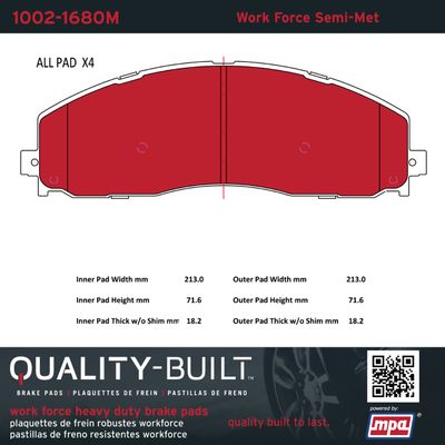 Quality-Built Work Force 10021680M view 7
