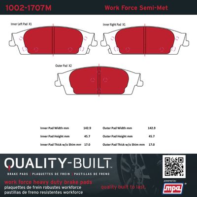 Quality-Built Work Force 10021707M view 7