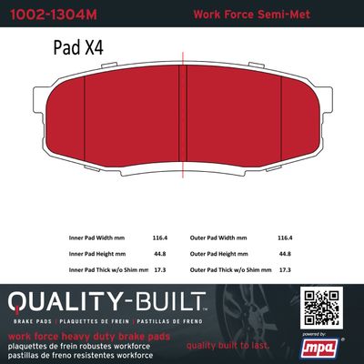 Quality-Built Work Force 10021304M view 7