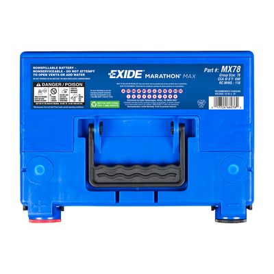 Exide MX78 view 2