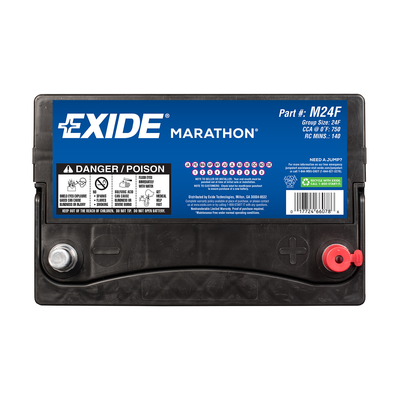Exide M24F view 2