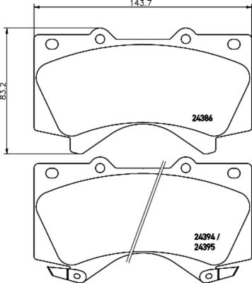 HELLA Brakes 355034351 view 2