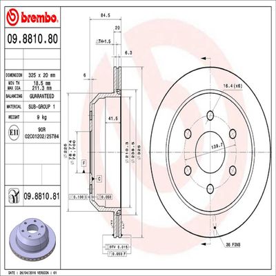 Brembo 09881081 view 12