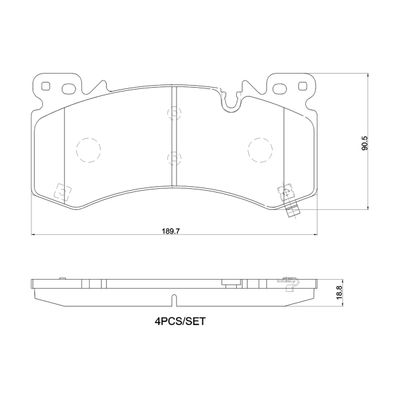 Brembo P10101 view 3