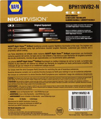NAPA Lamps BPH11NVB2N view 4