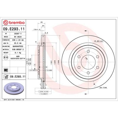 Brembo 09E29311 view 7