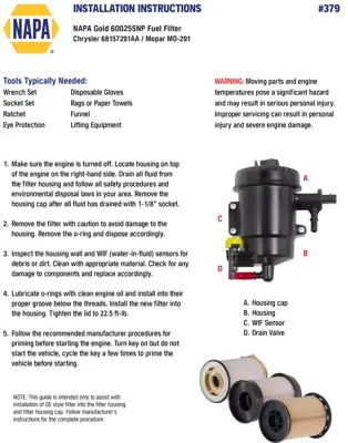NAPA Gold Filters 600255NP view 16