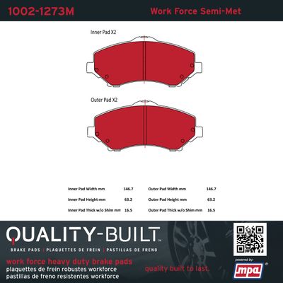 Quality-Built Work Force 10021273M view 7